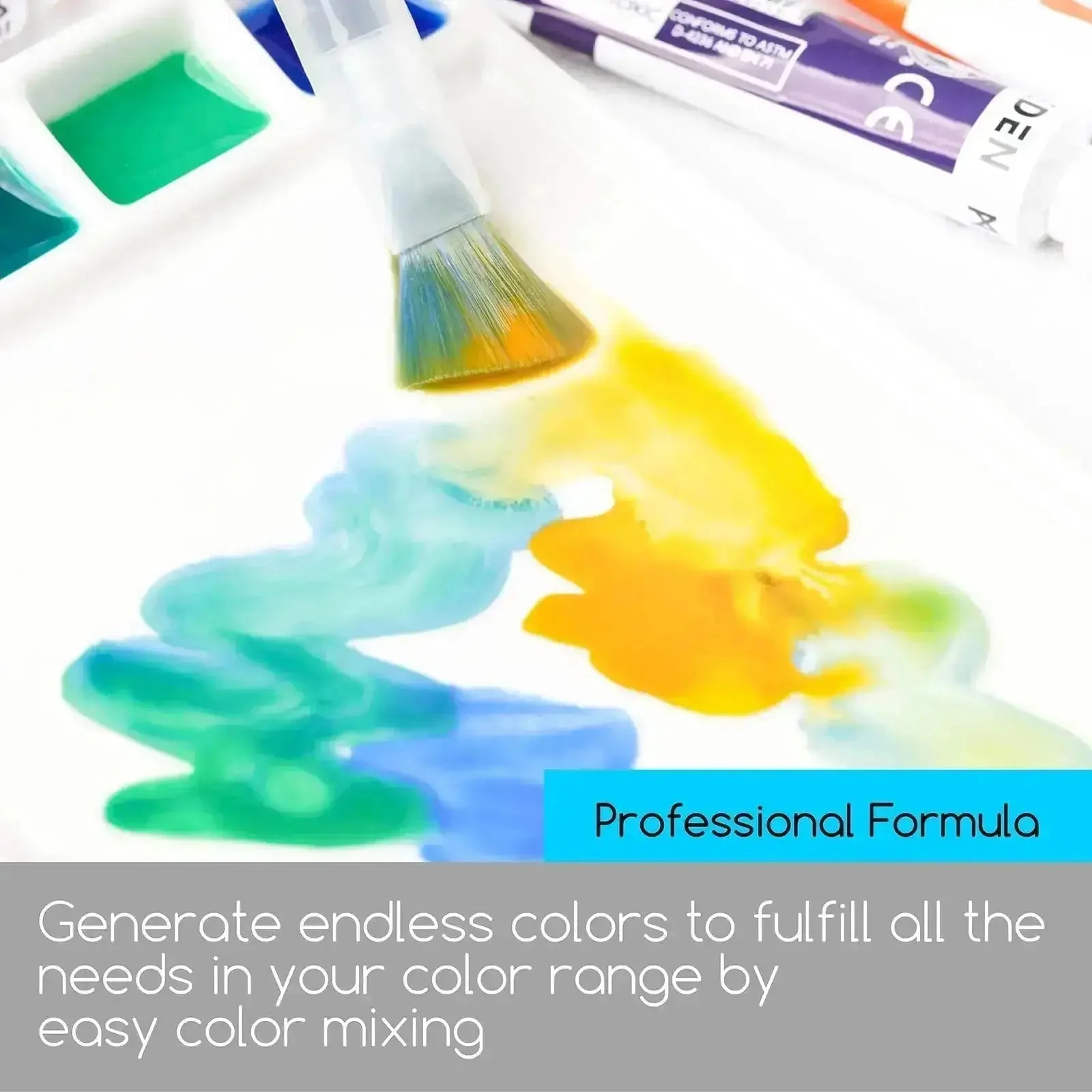 MEEDEN Watercolor Paint Set, 24 Tubes, 12ml / 0.41 oz - Image 5