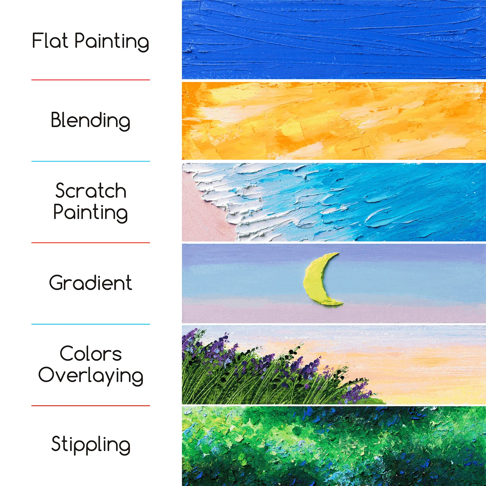 MEEDEN Soft Oil Pastels Set, 144 Vibrant Colors - Image 5