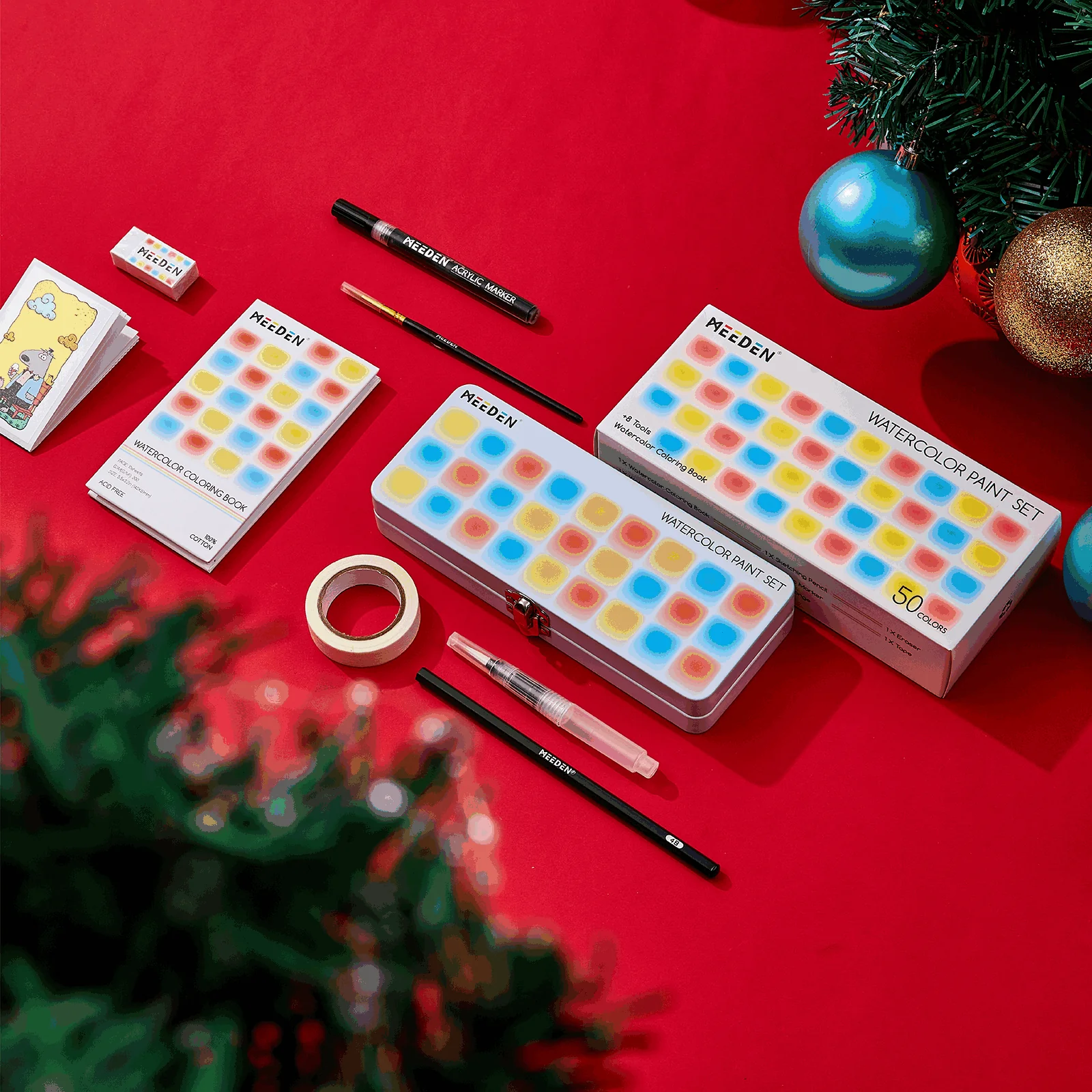 MEEDEN Travel Watercolor Paint Set , 50 Colors - Image 10