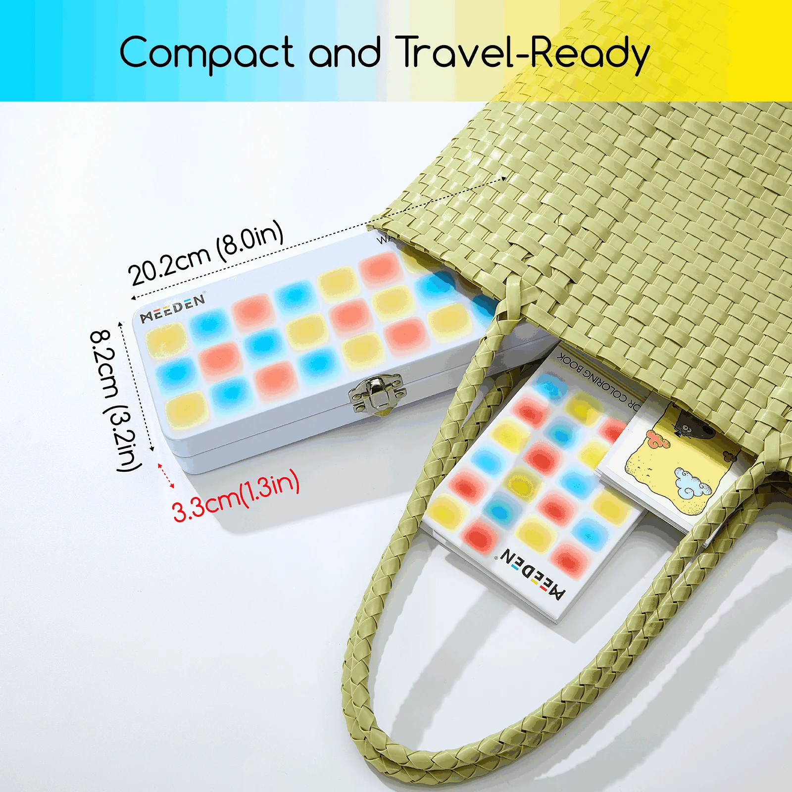 MEEDEN Travel Watercolor Paint Set , 50 Colors - Image 6