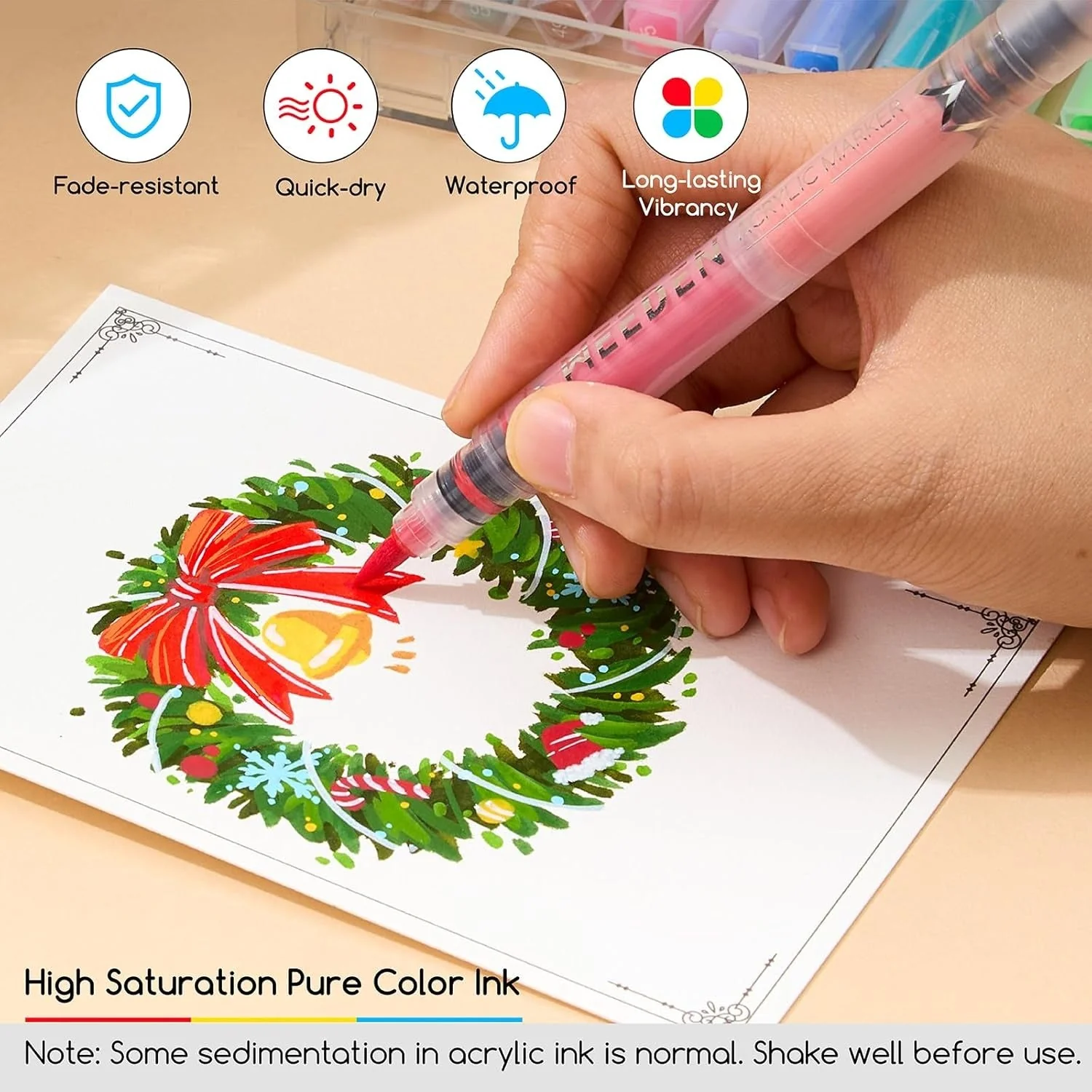 MEEDEN Dual Tip Acrylic Paint Markers – 48 / 96 / 120 Colors - Image 11