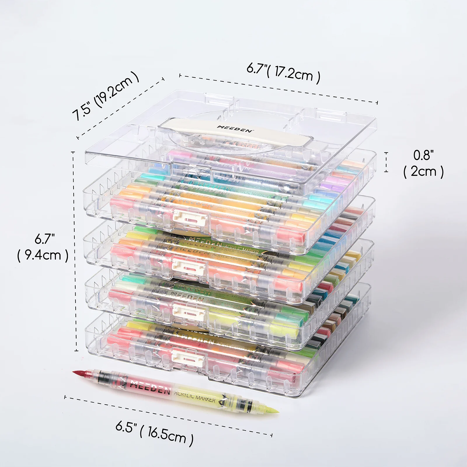 MEEDEN Dual Tip Acrylic Paint Markers – 48 / 96 / 120 Colors - Image 13