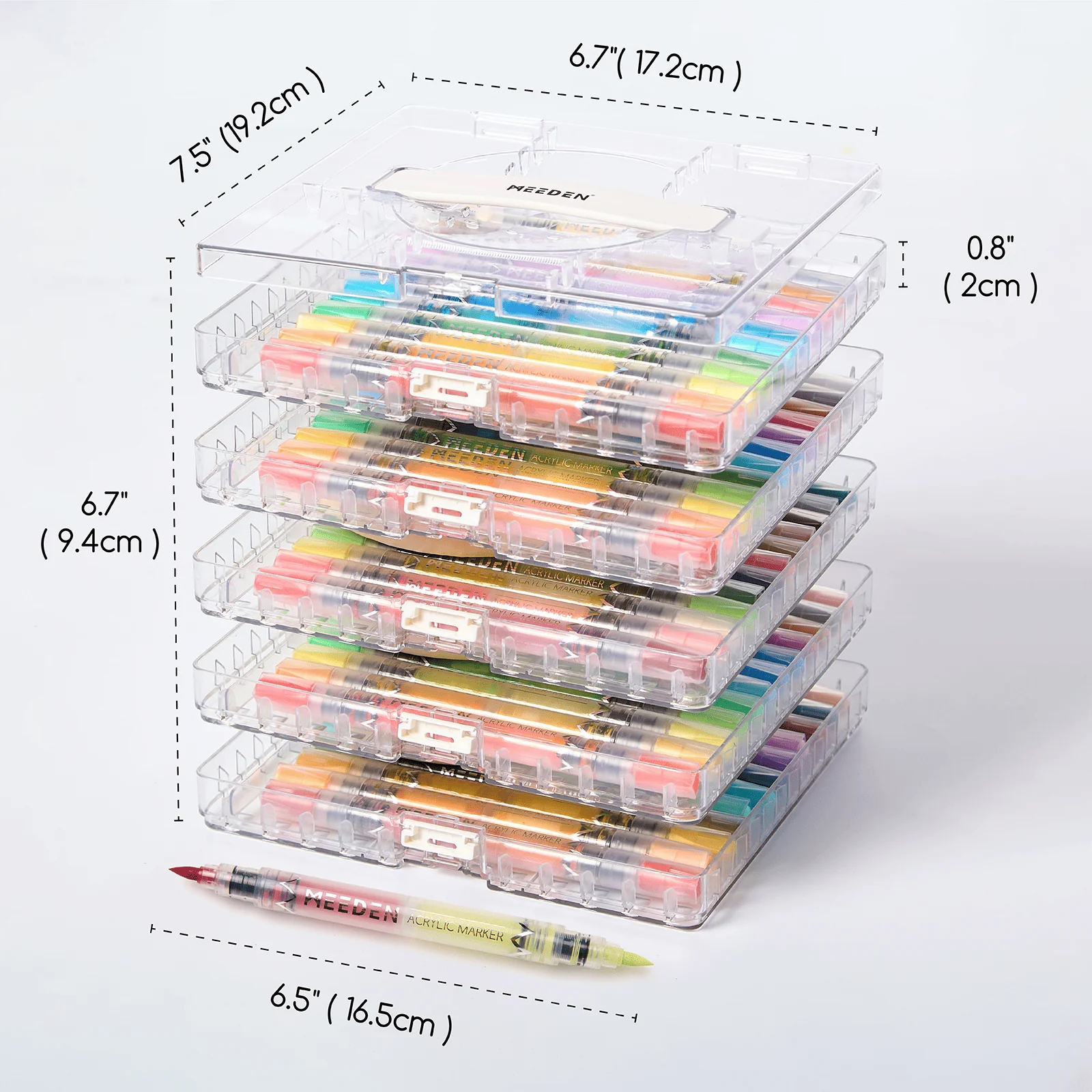 MEEDEN Dual Tip Acrylic Paint Markers – 48 / 96 / 120 Colors - Image 14