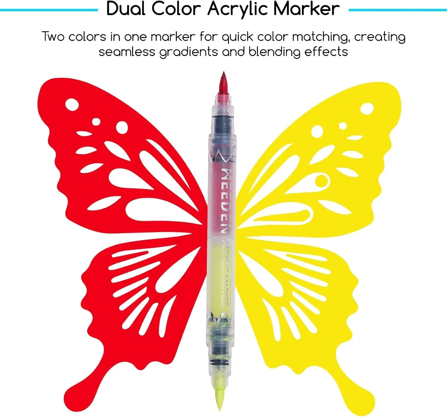 MEEDEN Dual Tip Acrylic Paint Markers – 48 / 96 / 120 Colors - Image 7