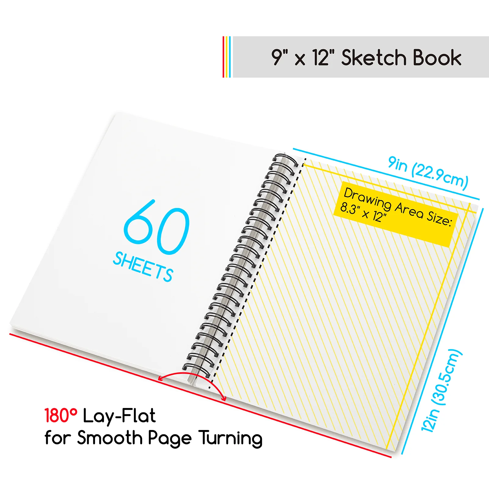 MEEDEN Artist Sketchbook Paper Pad with Heavy Weight Paper - Image 7