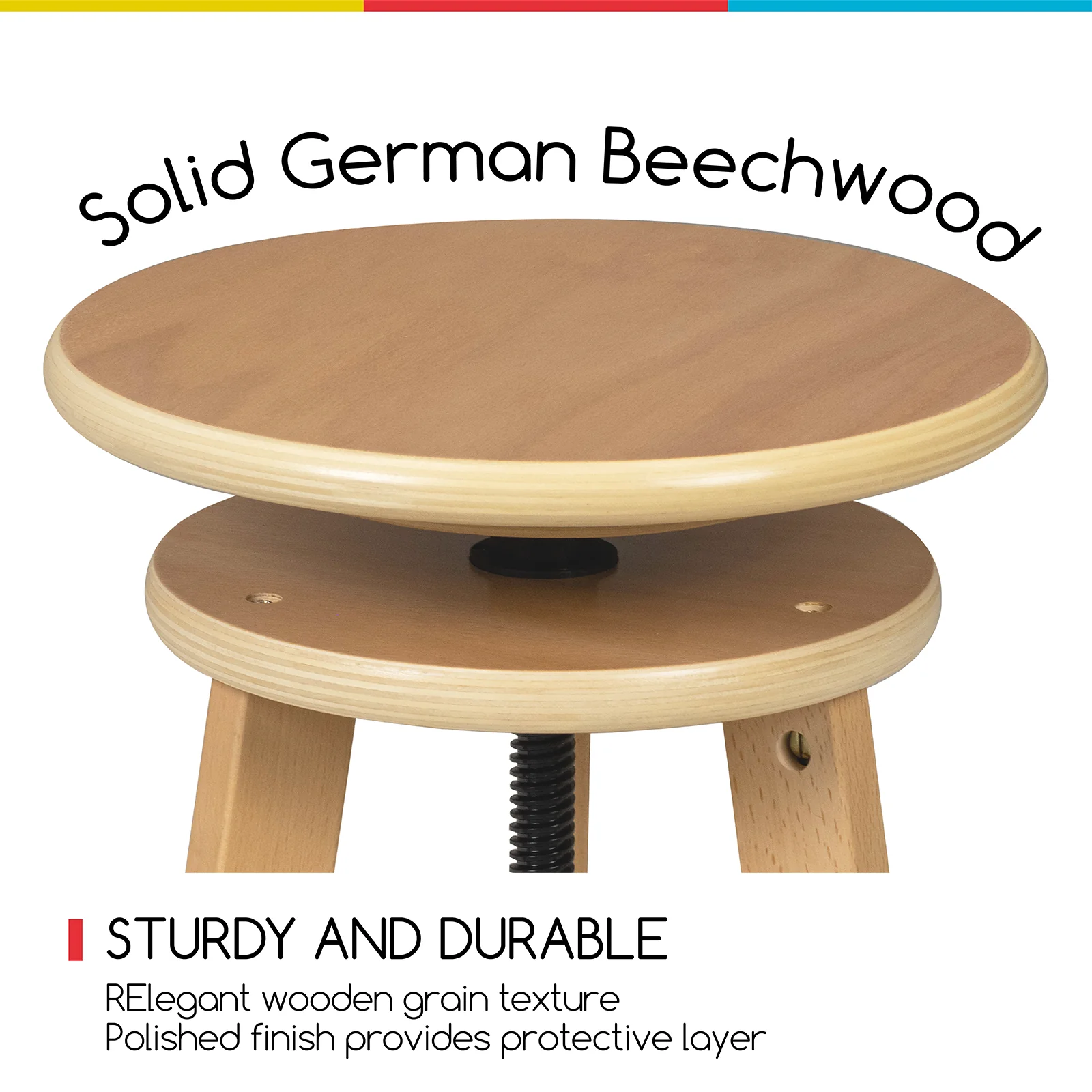 MEEDEN Adjustable Wooden Drafting Table & Stool Set, White-XSZ-5 - Image 9