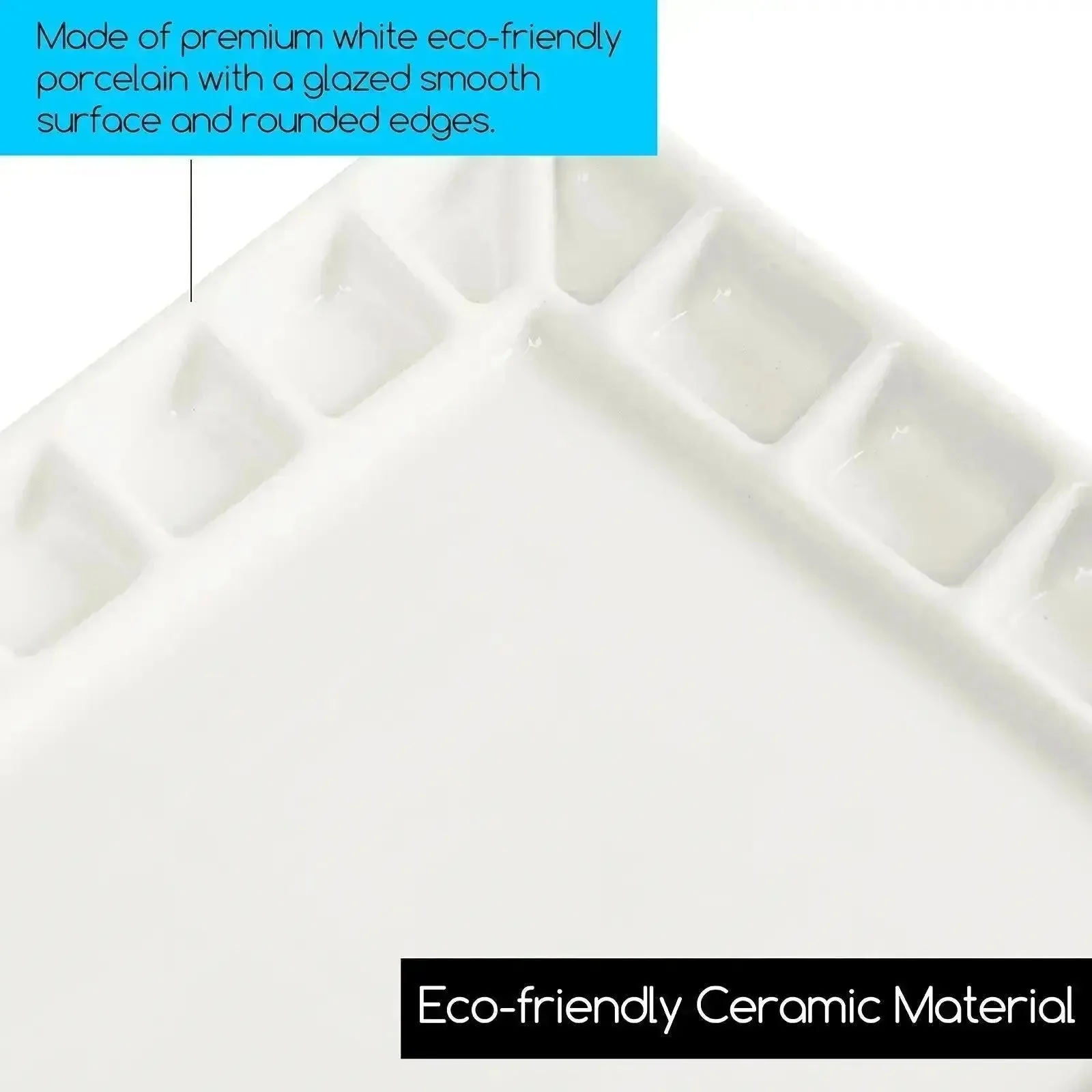 MEEDEN 18-Well Porcelain Artist Paint Palette - Image 5