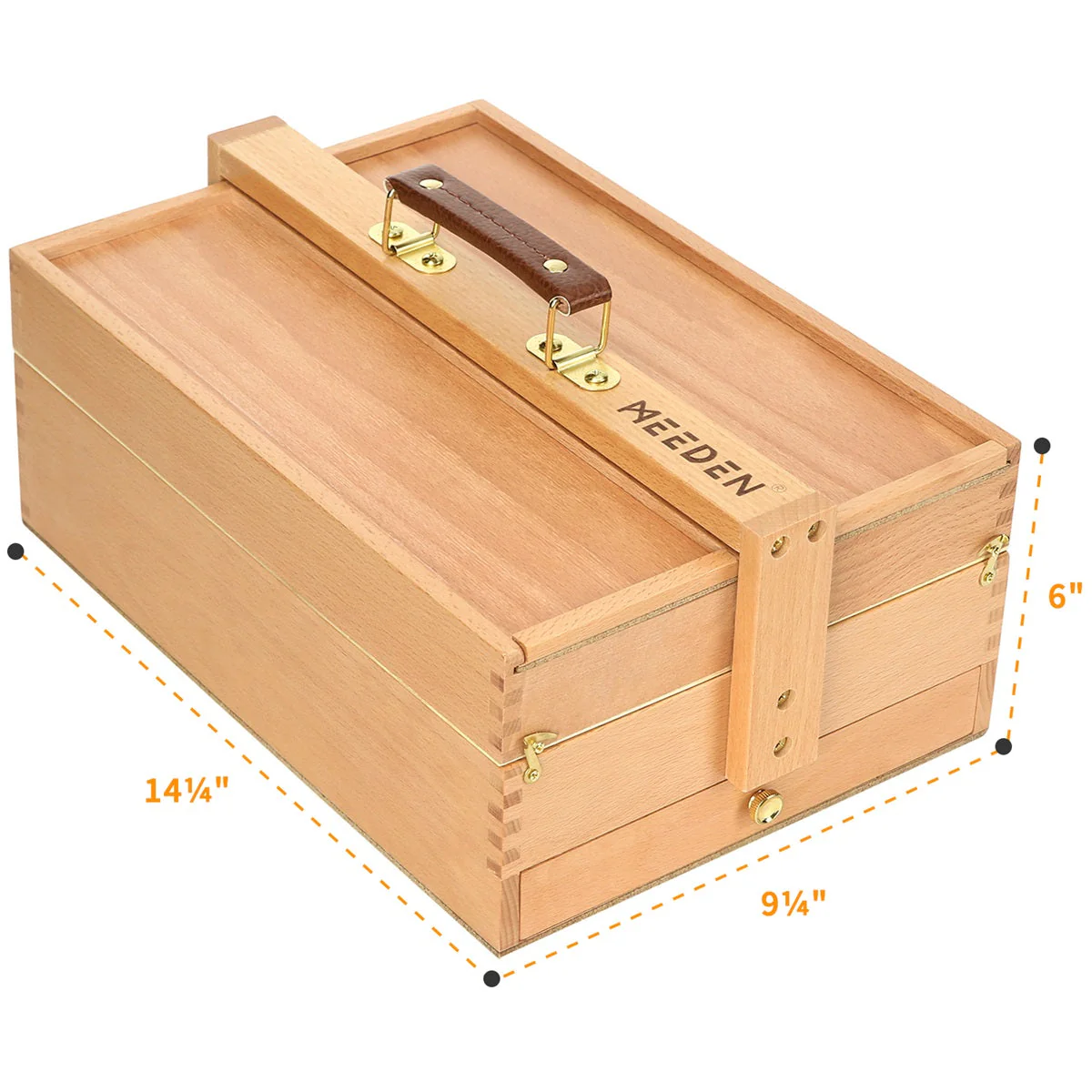 Wooden Art Supply Storage Box - Image 5