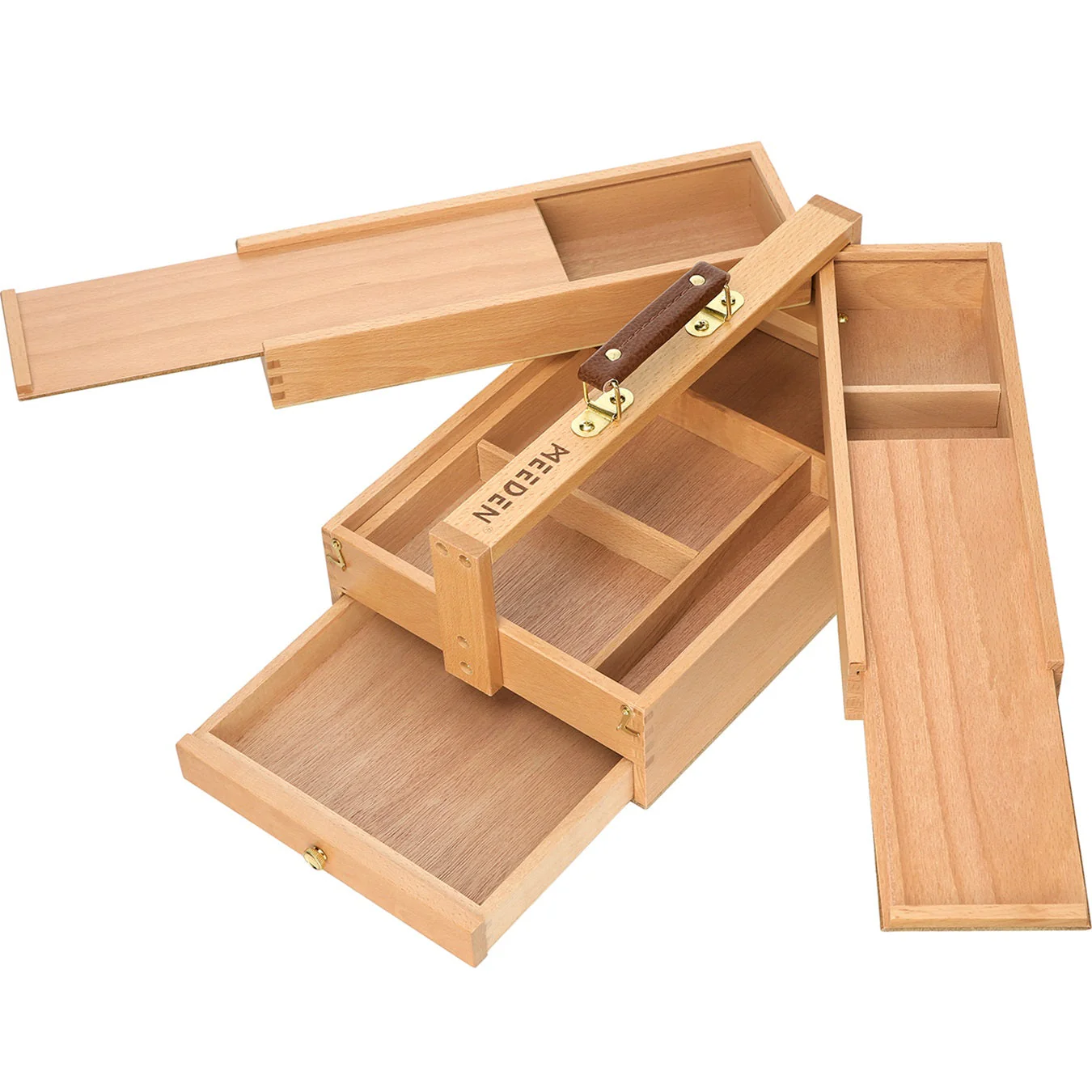 Wooden Art Supply Storage Box - Image 6