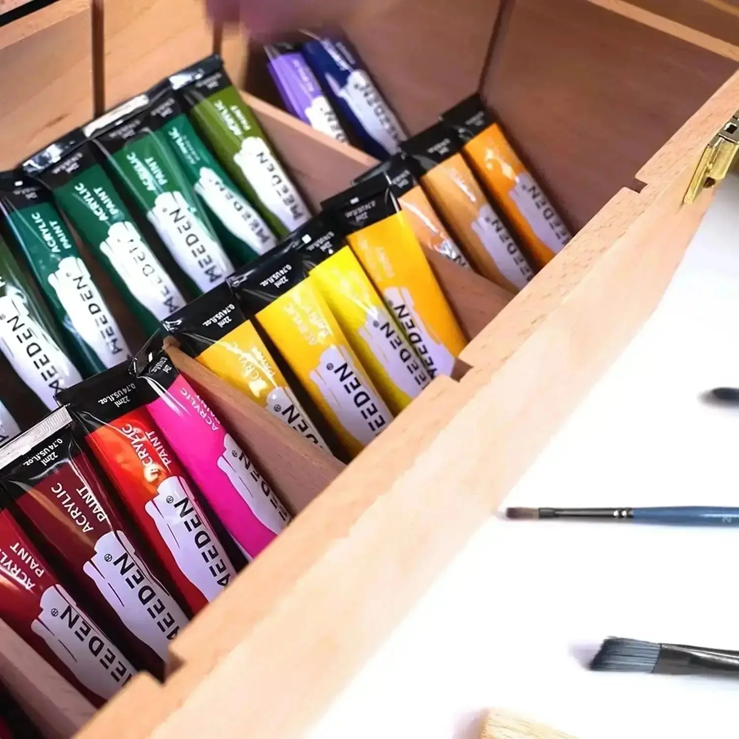 MEEDEN Large Multi-Function Solid Beech Storage Box - Image 7