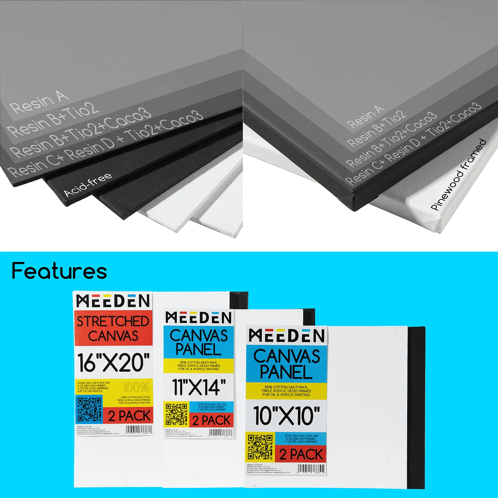 MEEDEN Deluxe All-in-one Art Painting Set, 141 Pieces - Image 6