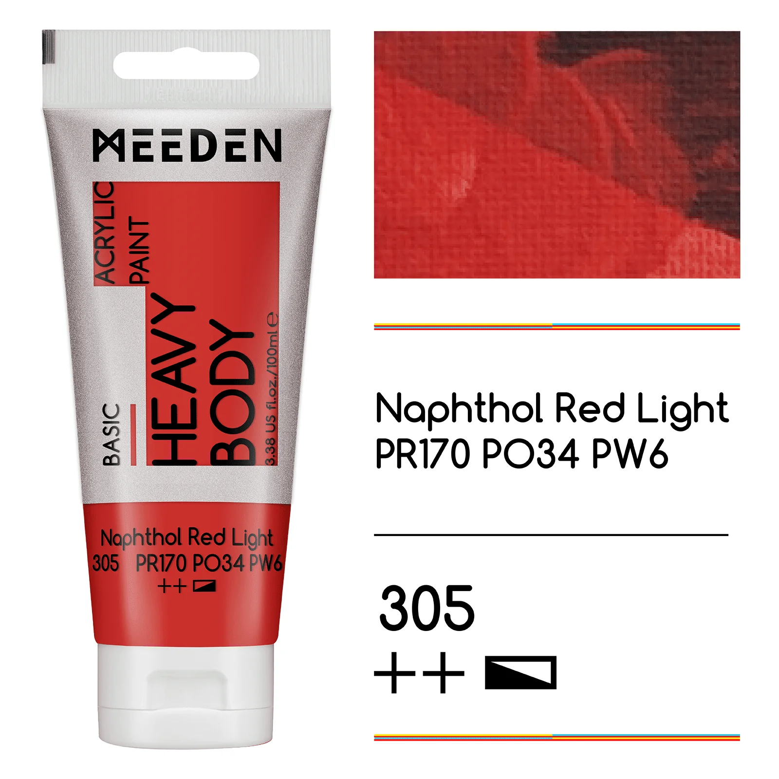 MEEDEN Acrylic Paint Tube, 37 Colors Available, 100ml / 3.38oz - Image 24