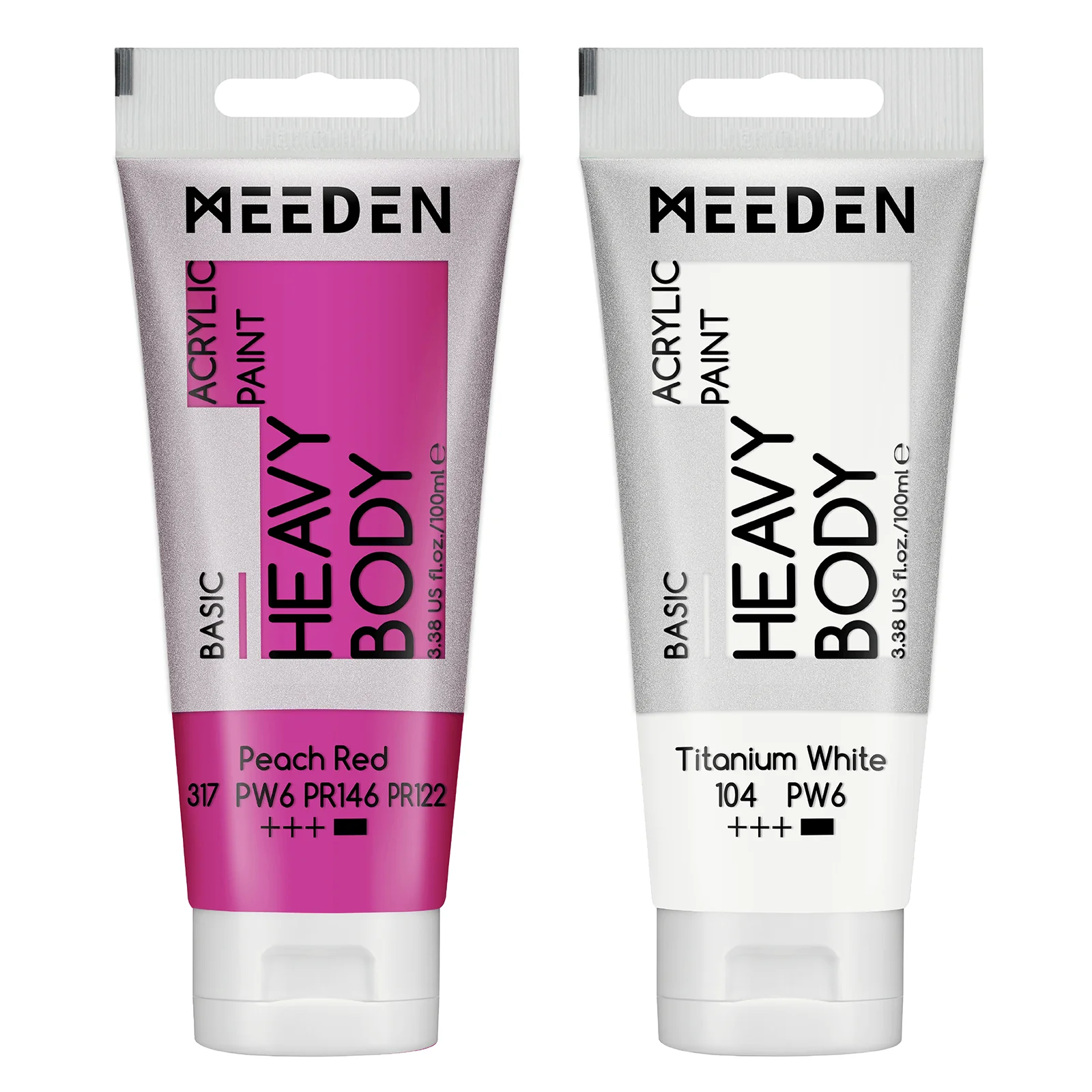 MEEDEN Acrylic Paint Tube, 37 Colors Available, 100ml / 3.38oz - Image 37