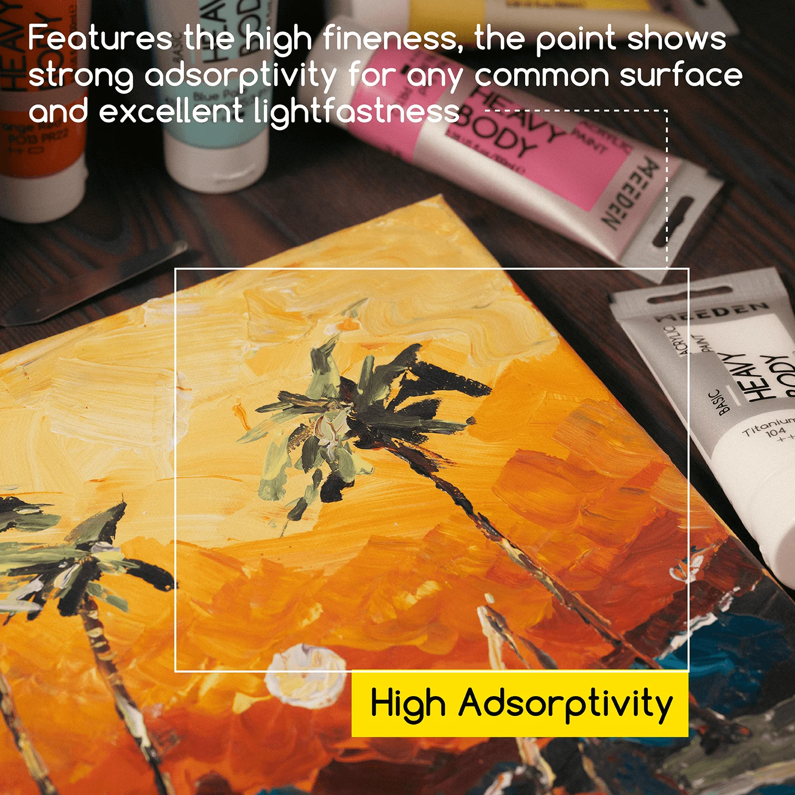 MEEDEN Acrylic Paint Tube, 37 Colors Available, 100ml / 3.38oz - Image 4