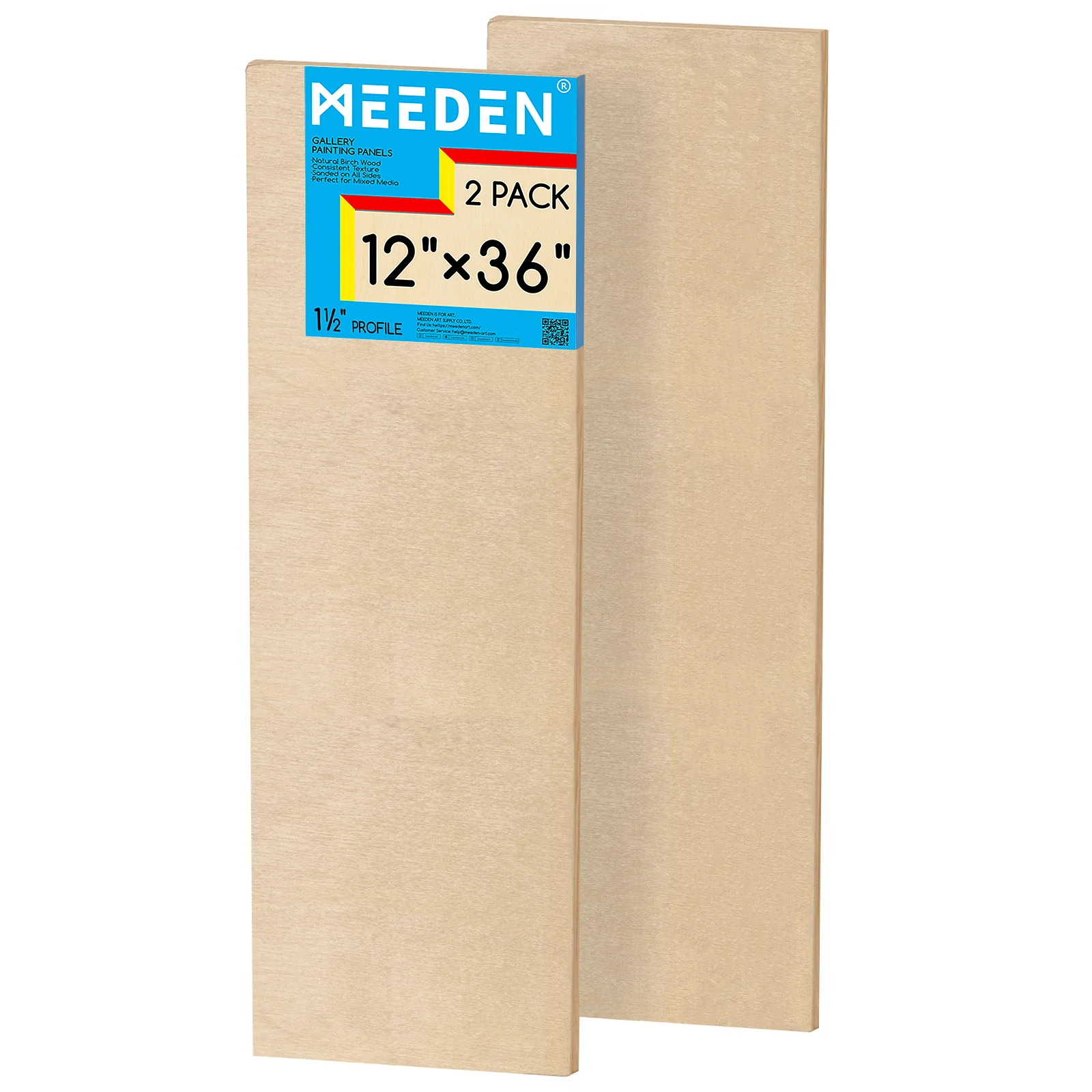 MEEDEN Artist Birch Wood Canvas Board, 1-1/2” Deep - Image 18