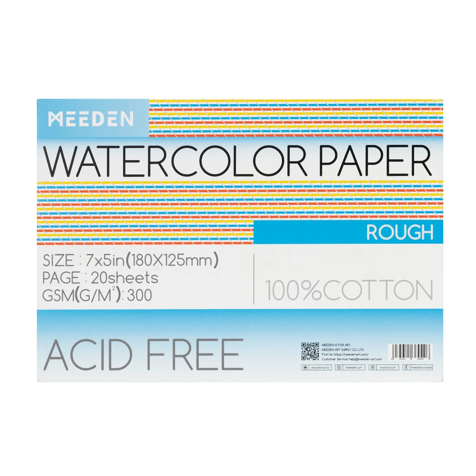 MEEDEN Cold Press & Hot Press & Rough Watercolor Paper Pad - Image 23