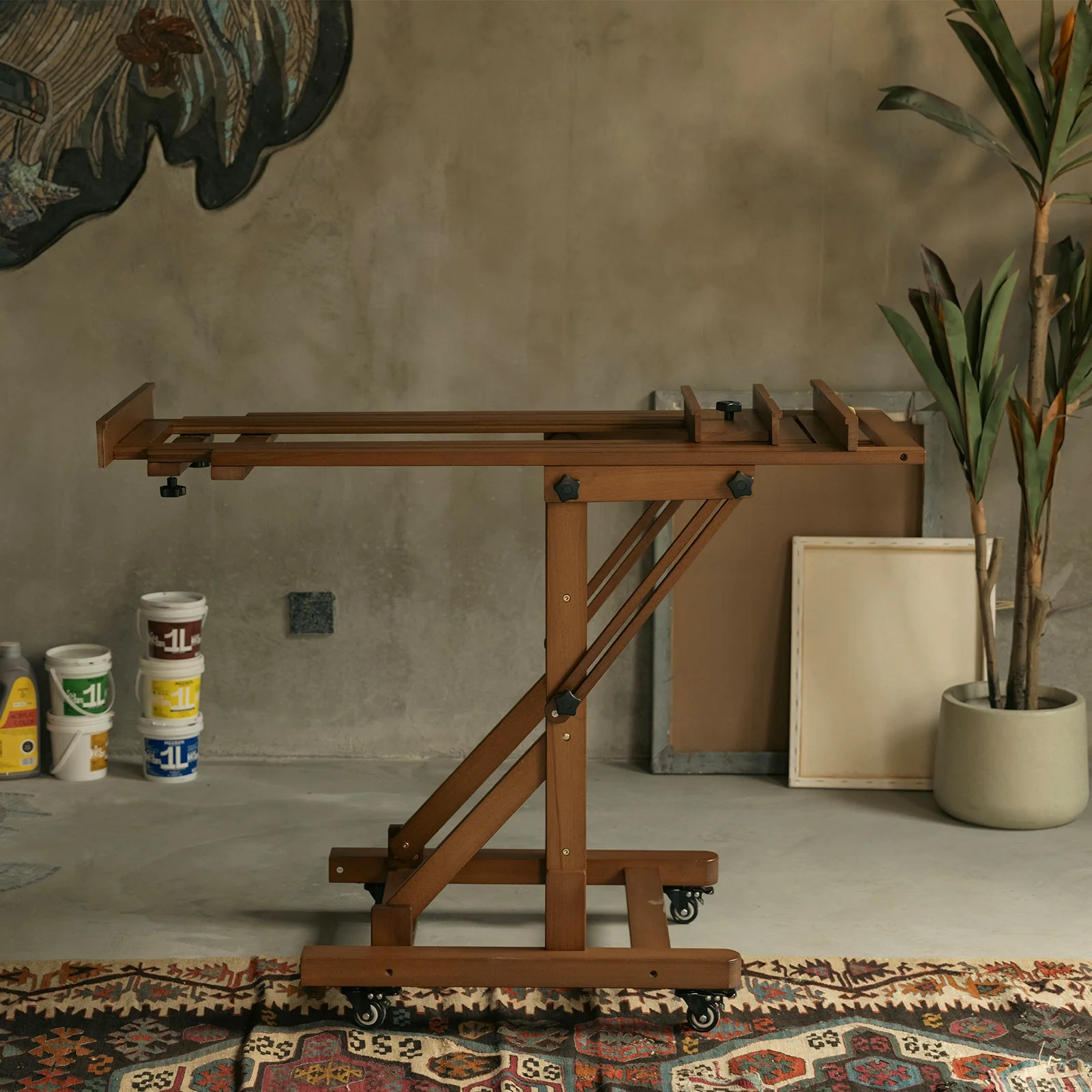 MEEDEN Deluxe Multi-Function Heavy Duty Large Artist Easel-Walnut-DHJ-3 - Image 11