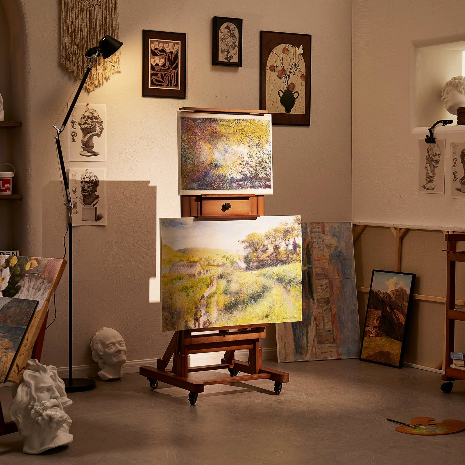 MEEDEN Deluxe Multi-Function Heavy Duty Large Artist Easel-Walnut-DHJ-3 - Image 3