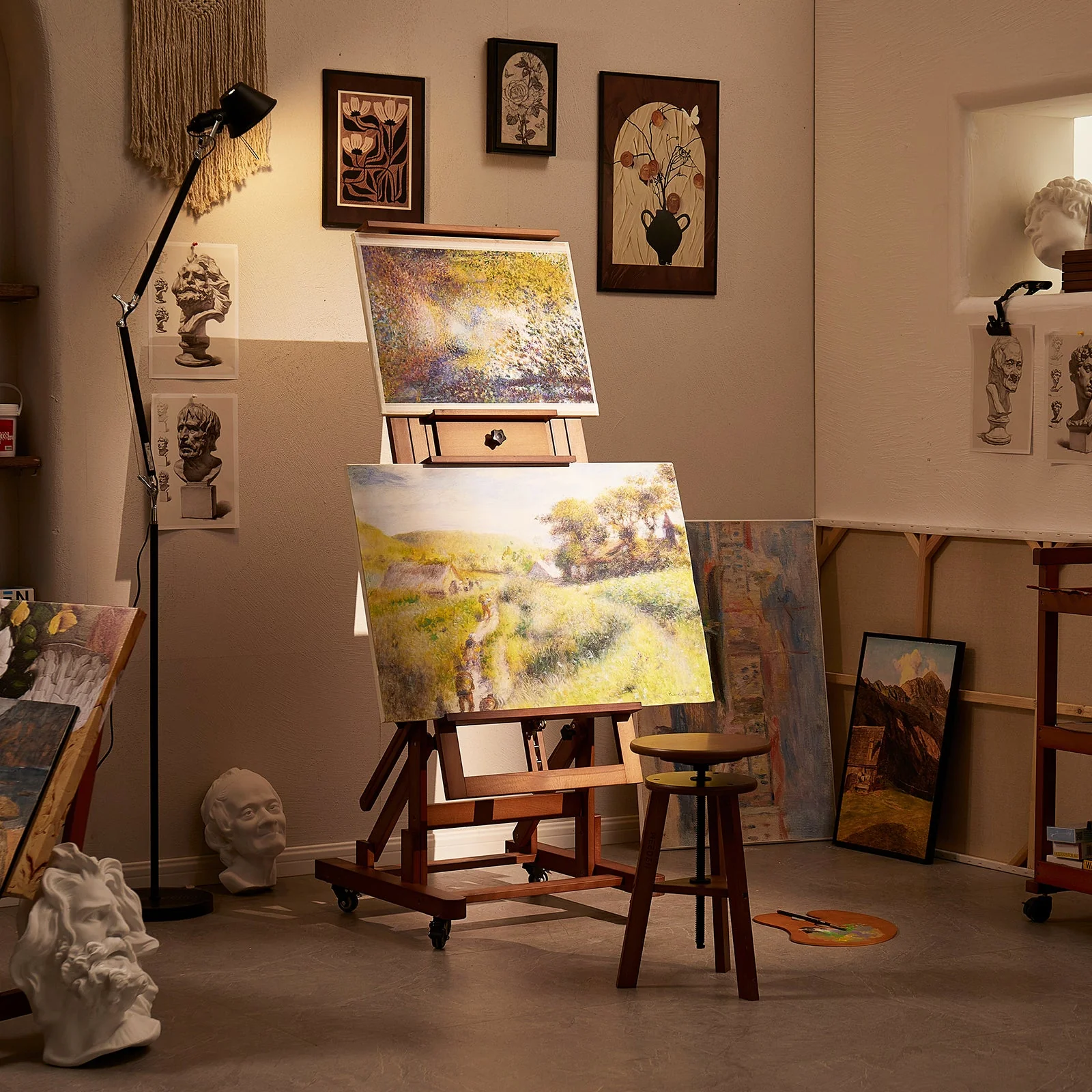 MEEDEN Deluxe Multi-Function Heavy Duty Large Artist Easel-Walnut-DHJ-3 - Image 4