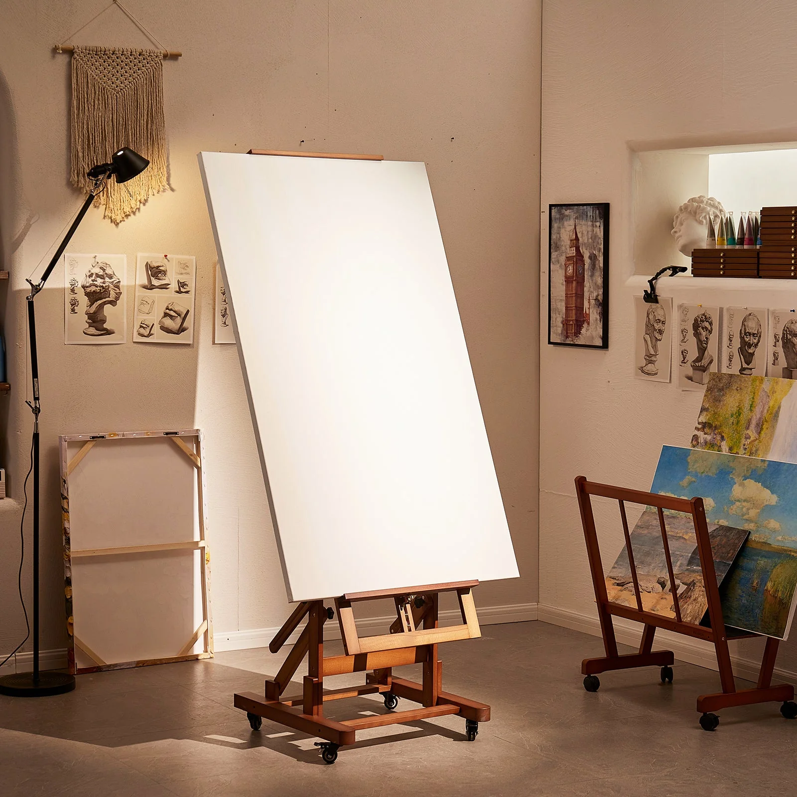 MEEDEN Deluxe Multi-Function Heavy Duty Large Artist Easel-Walnut-DHJ-3 - Image 7