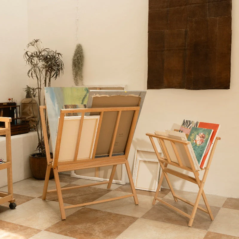 MEEDEN Folding Large Print Rack-Natural Wood-Large - Image 4