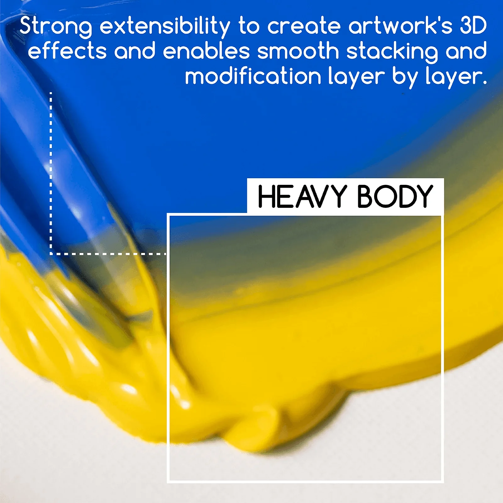 MEEDEN Heavy Body Acrylic Paint 24 Basic Colors, 60ml - Image 4