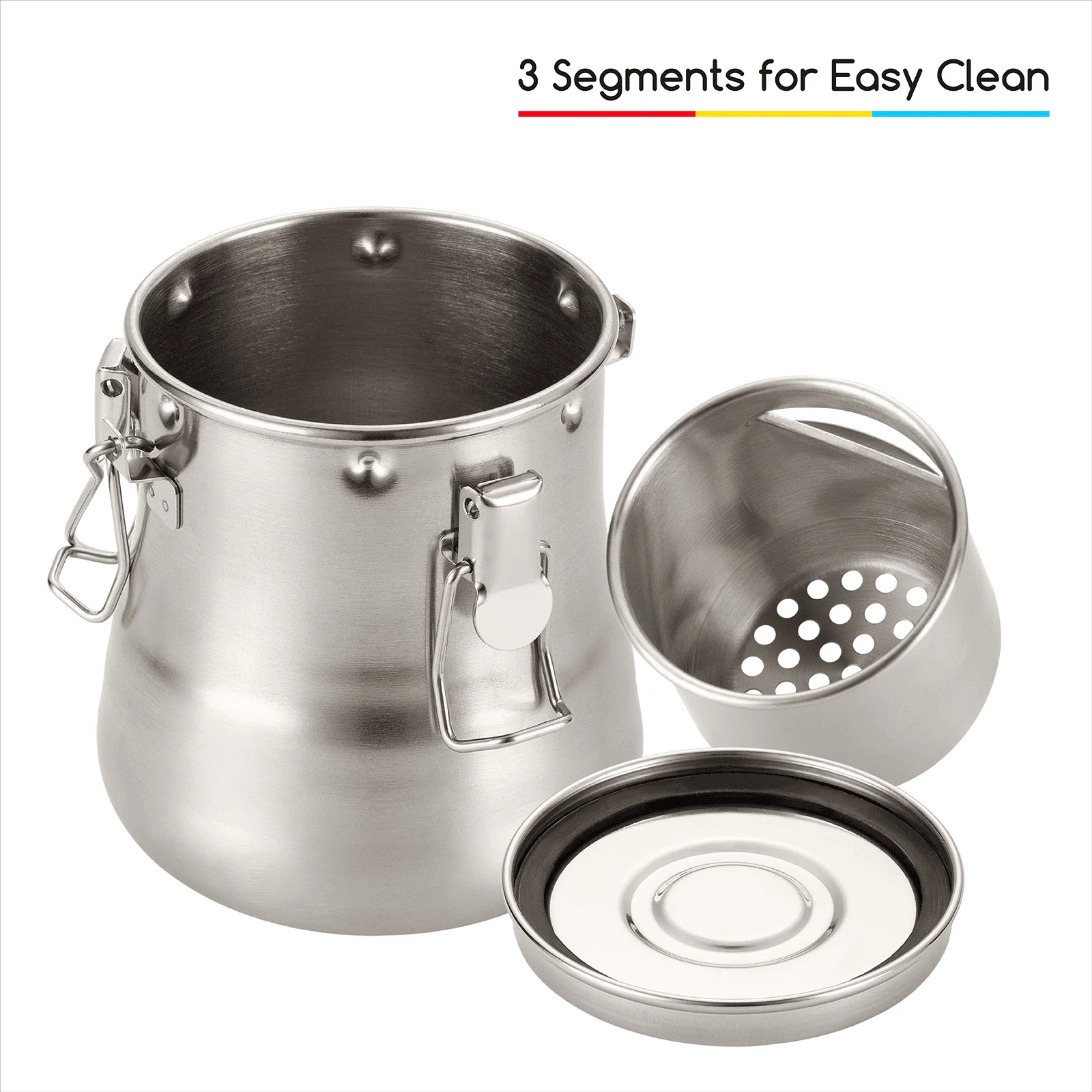 MEEDEN Portable Paint Brush Washer: Airtight Stainless Steel - Large - Image 3