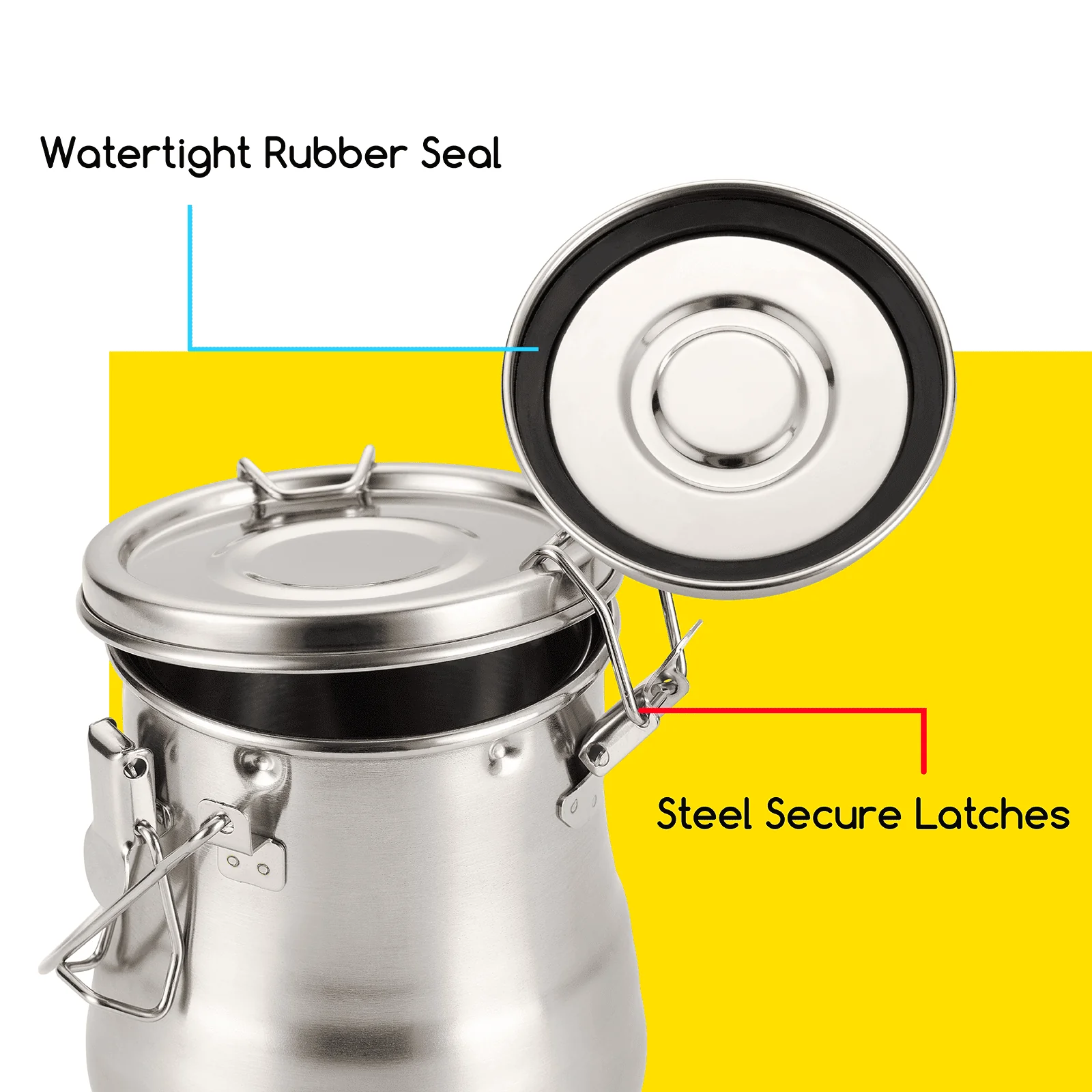 MEEDEN Portable Paint Brush Washer: Airtight Stainless Steel - Large - Image 4