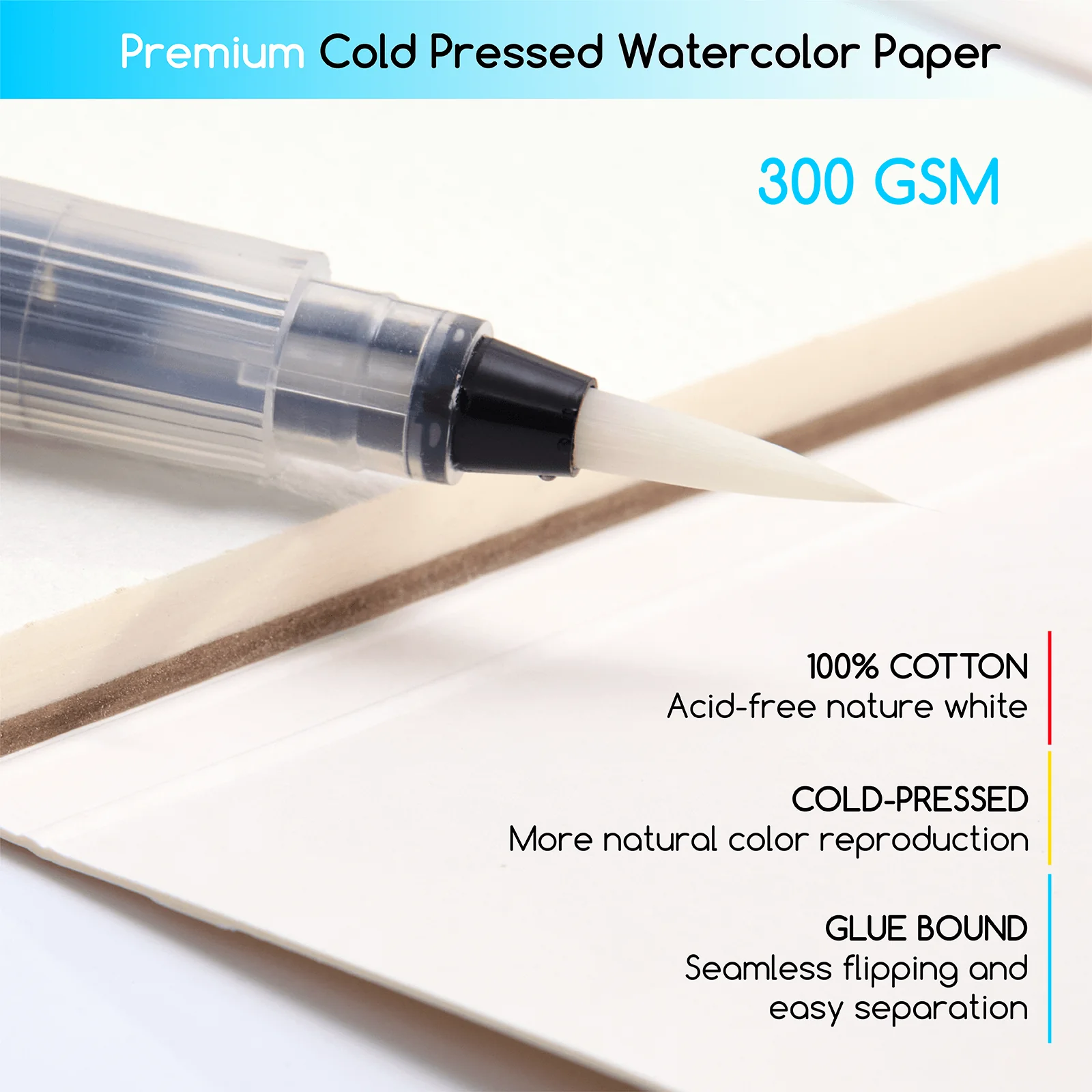 MEEDEN Portable Watercolor Paint Kit – 24 Colors - Image 9