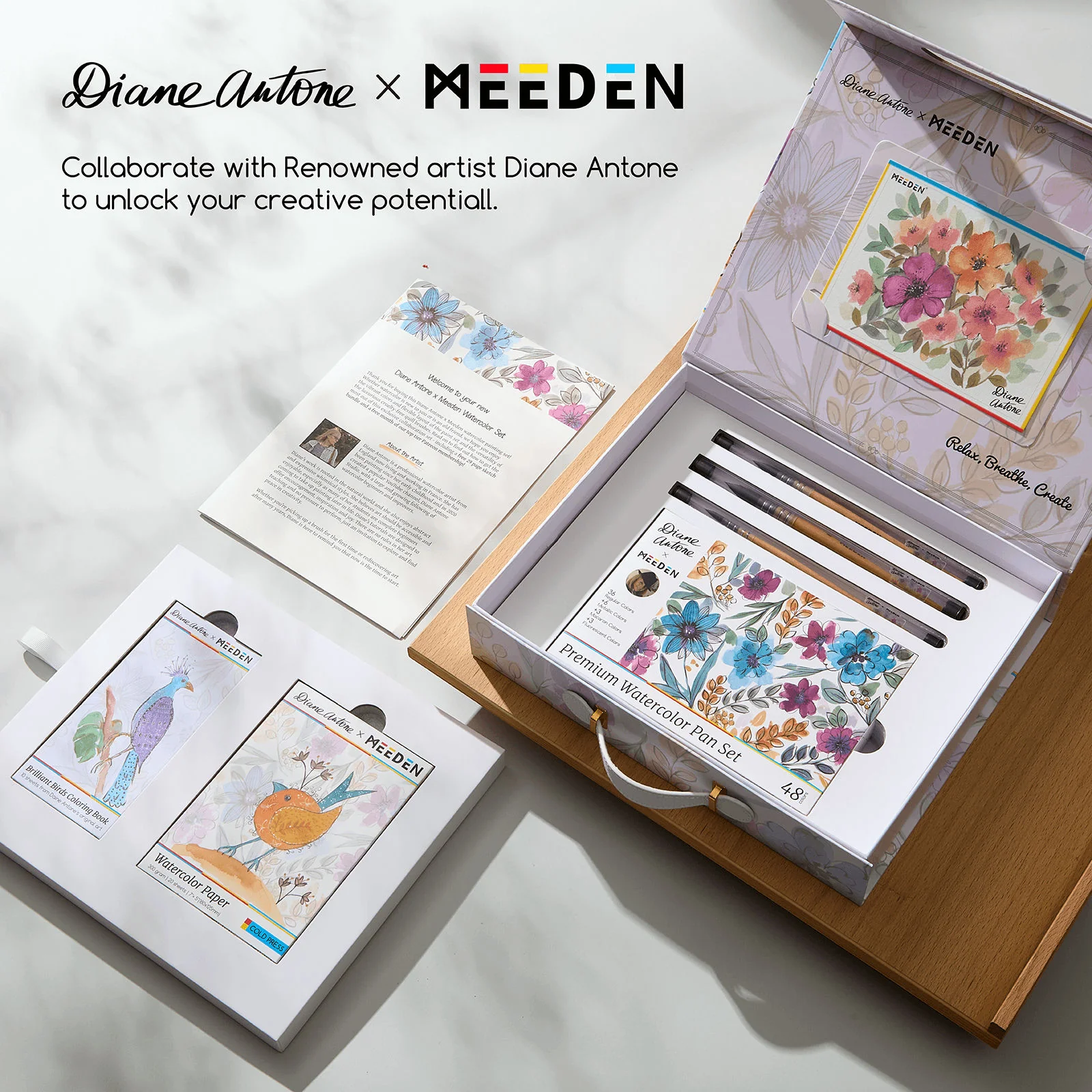MEEDEN x Diane Antone Limited Edition Watercolor Paint Set - Image 3