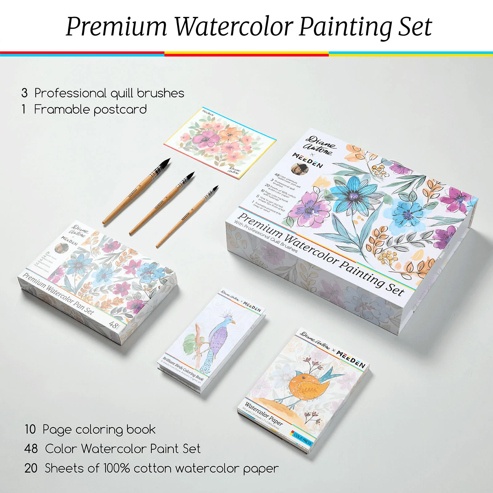 MEEDEN x Diane Antone Limited Edition Watercolor Paint Set - Image 4